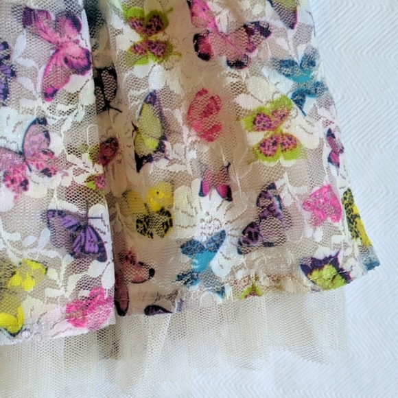 children's place colorful butterfly lace tulle tutu skirt 24 months baby girl - Picture 2 of 7